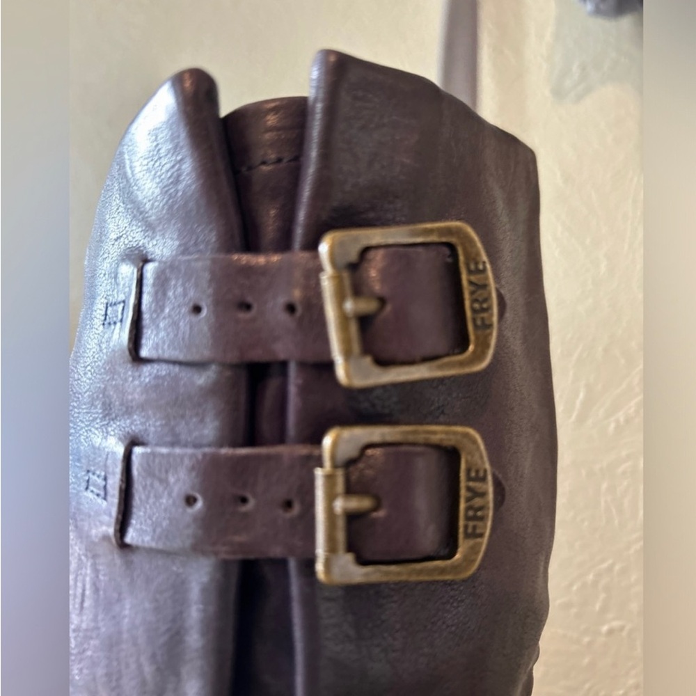 Frye Leather Boots /Dark Brown/ Size 10 - Picture 6 of 12